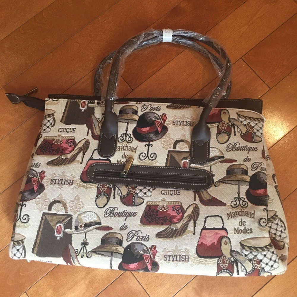 French print Tote/Purse